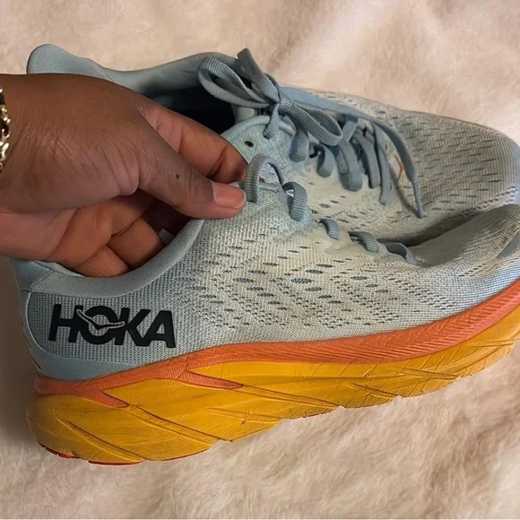 Hoka Black Smartwatch with Digital Display and Fitness Tracking